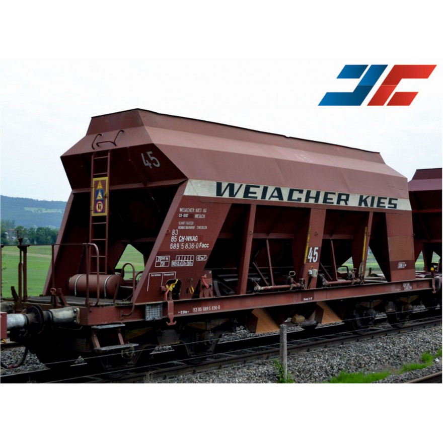 Lot de wagons en vrac Jägerndorfer JC66303 3 pièces HOLCIM